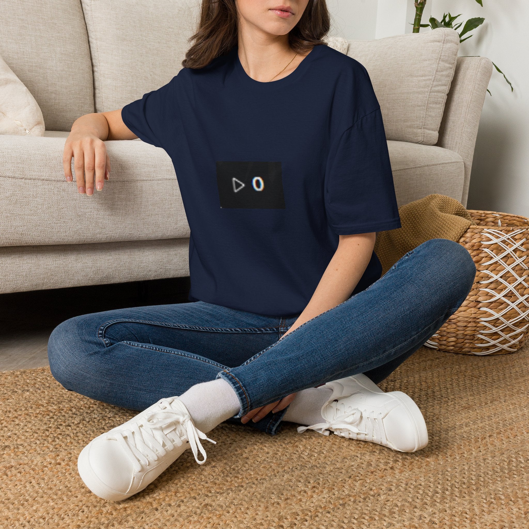 Zero Plays T‑Shirt — Minimal Play Button '0' Graphic Tee