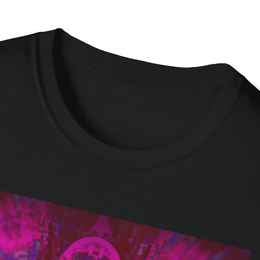 Phoenix (AZ) Heart Tee — Neon Cosmic Meditation Shirt