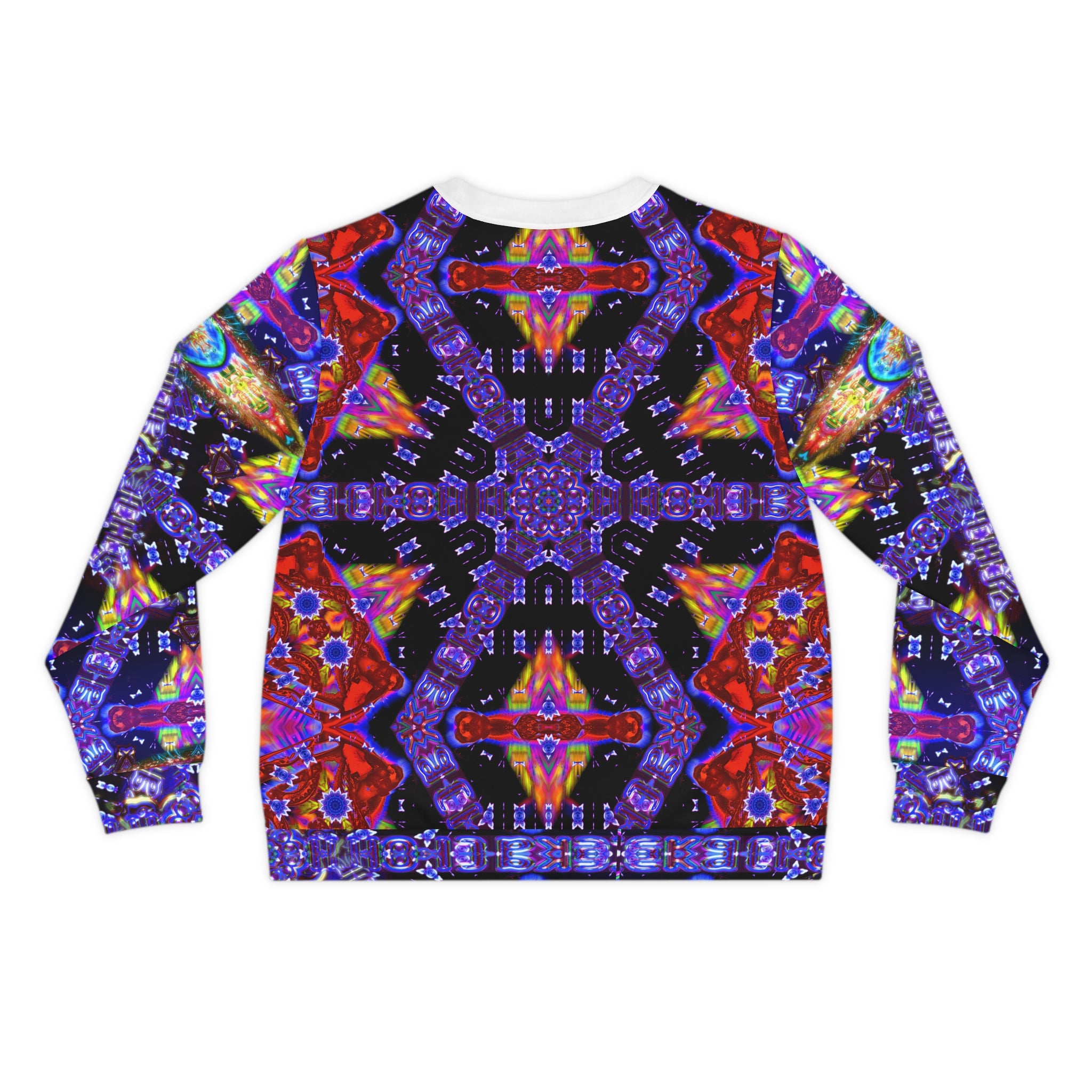 Cybersoul Eye Language — Vibrant All-Over-Print Lightweight Crewneck
