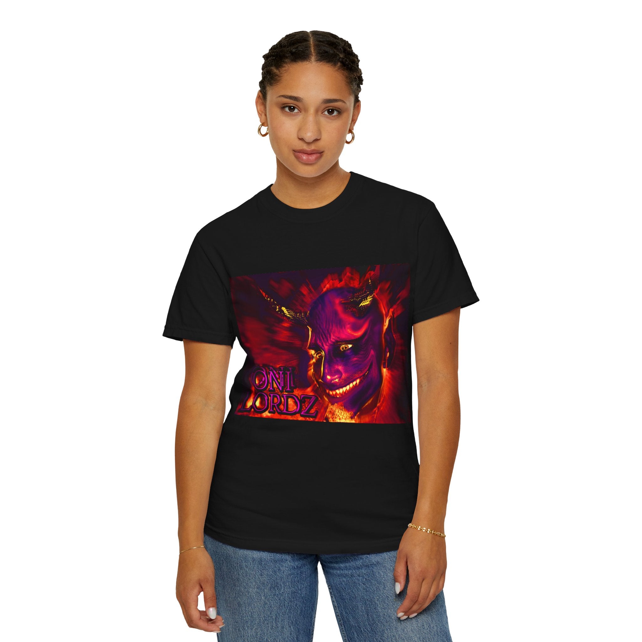 Zen Do(G) the great Oni Lord T-Shirt — Fiery Japanese Oni Graphic Tee