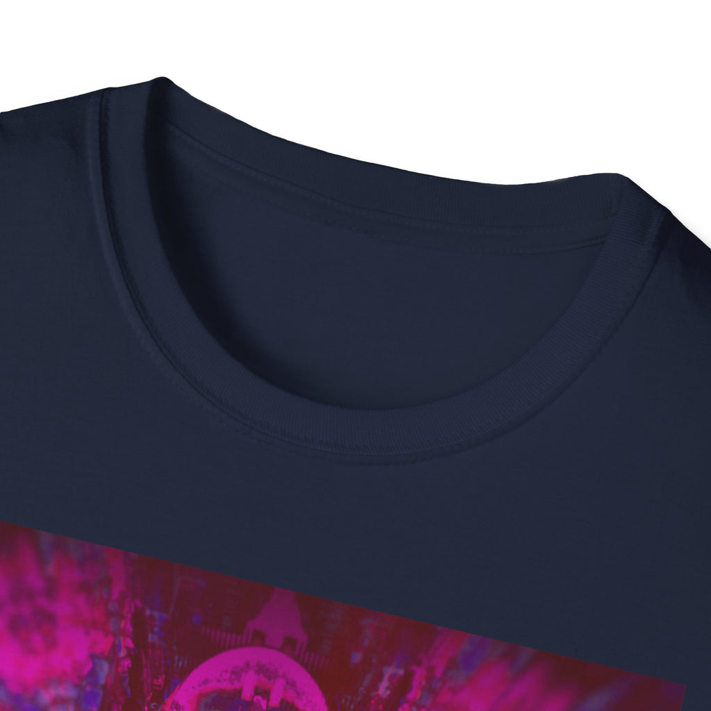 Phoenix (AZ) Heart Tee — Neon Cosmic Meditation Shirt
