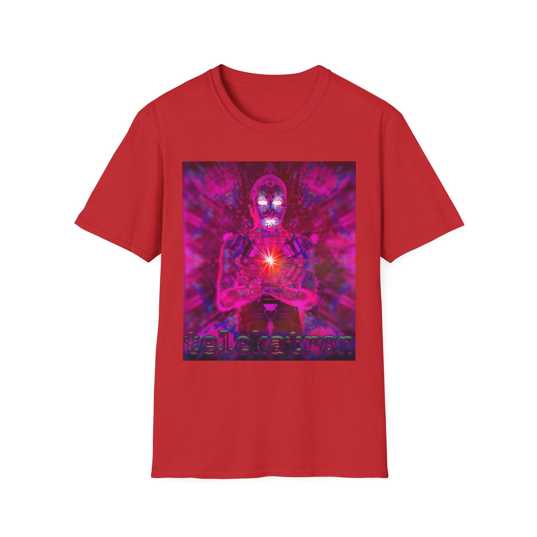 Phoenix (AZ) Heart Tee — Neon Cosmic Meditation Shirt