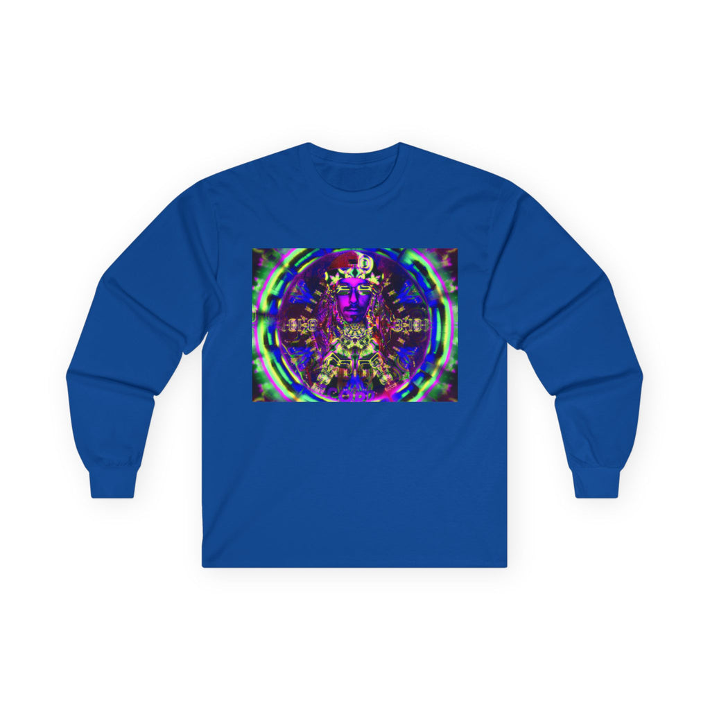 Pirate Portal (Nigh vision edition) Long Sleeve Tee — 'Peace' Trippy Graphic