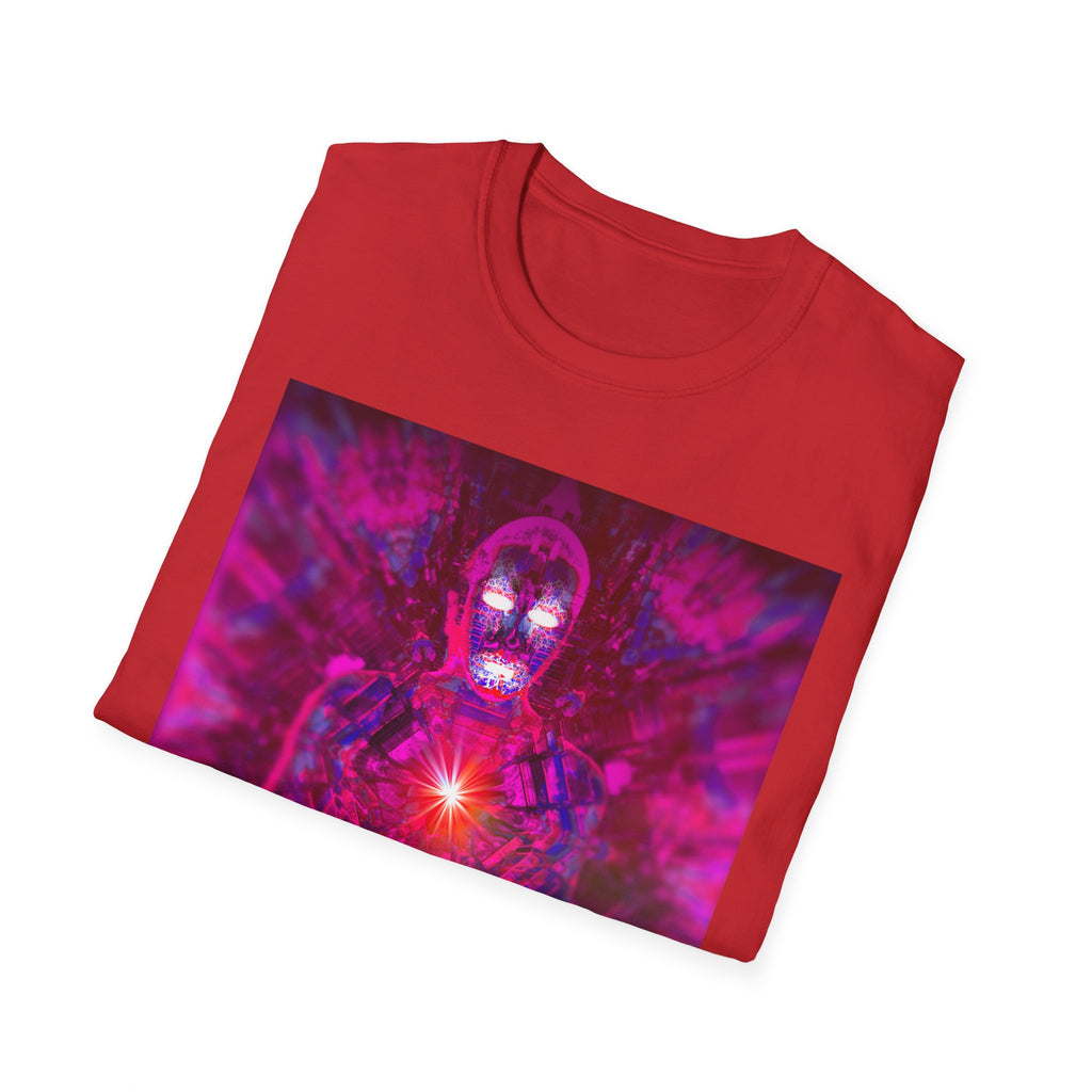 Phoenix (AZ) Heart Tee — Neon Cosmic Meditation Shirt