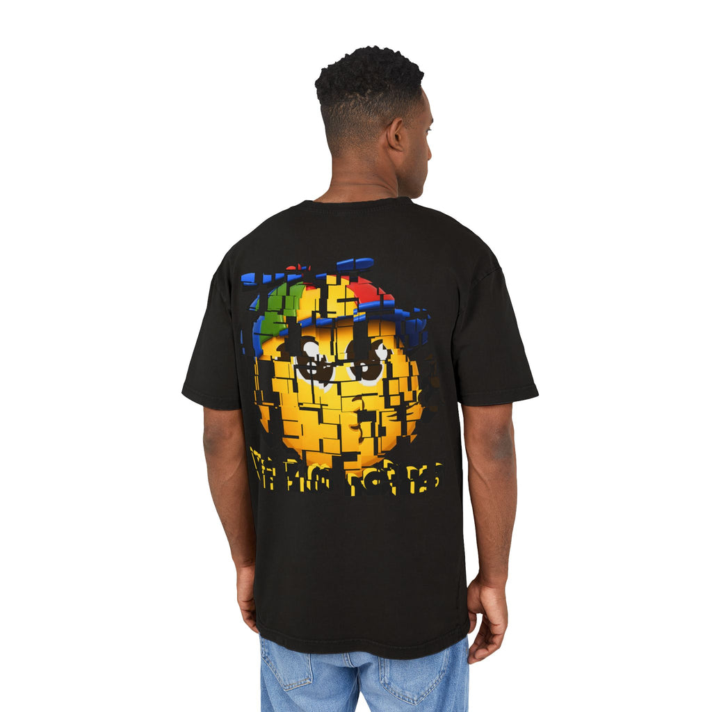 DELUX Graphic Tee — 'Performative' Retro Propeller Cap Design