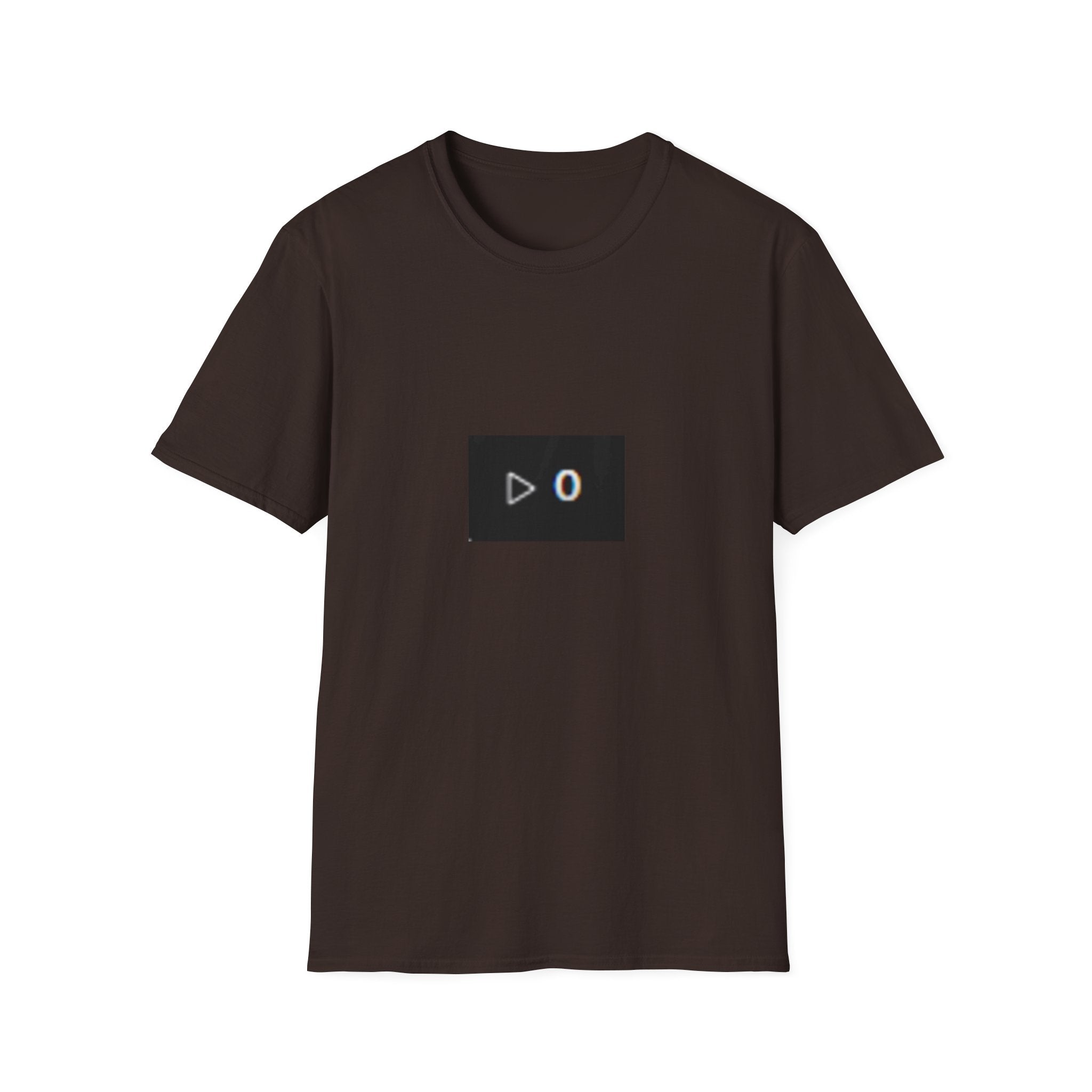 Zero Plays T‑Shirt — Minimal Play Button '0' Graphic Tee