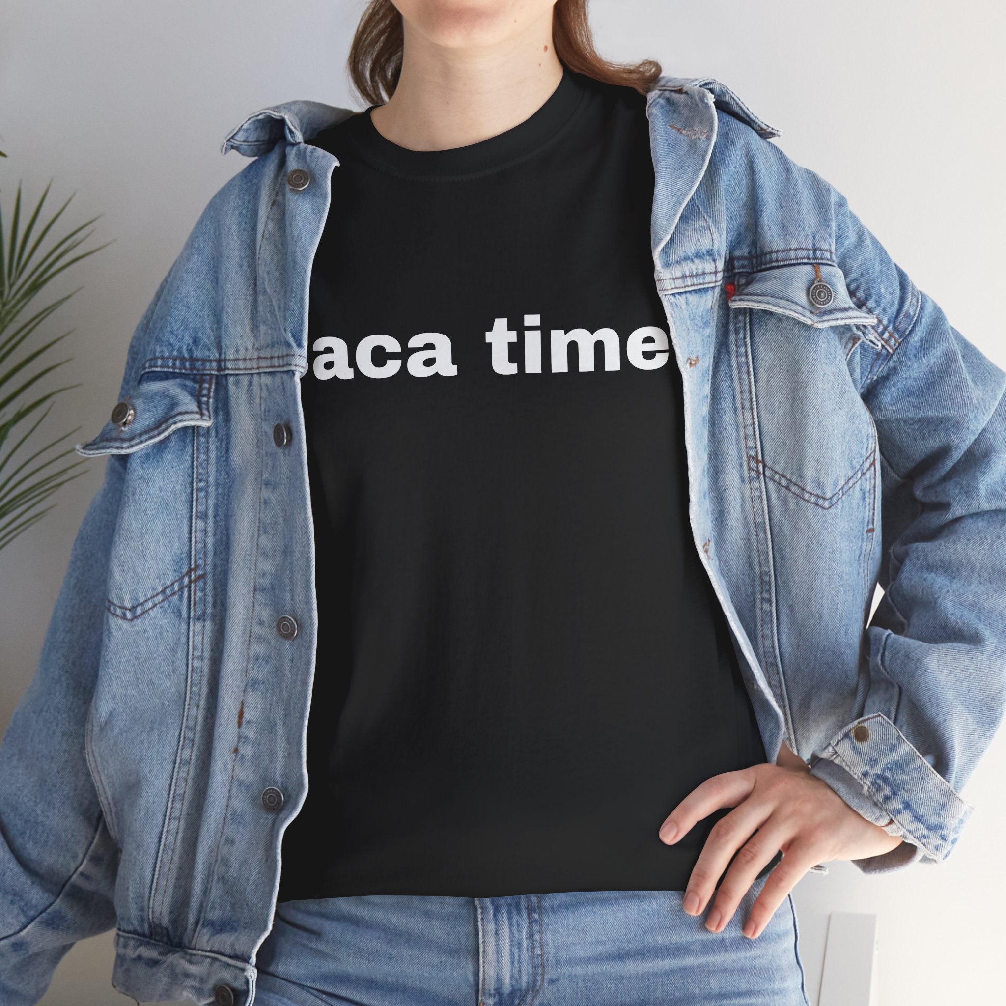 Caca Time T-Shirt — Funny Minimalist Graphic Tee