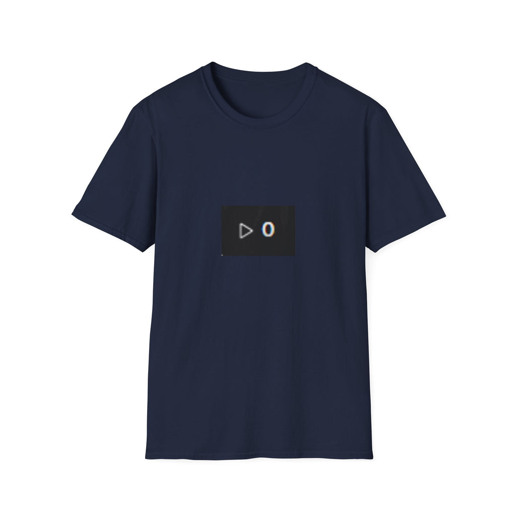 Zero Plays T‑Shirt — Minimal Play Button '0' Graphic Tee