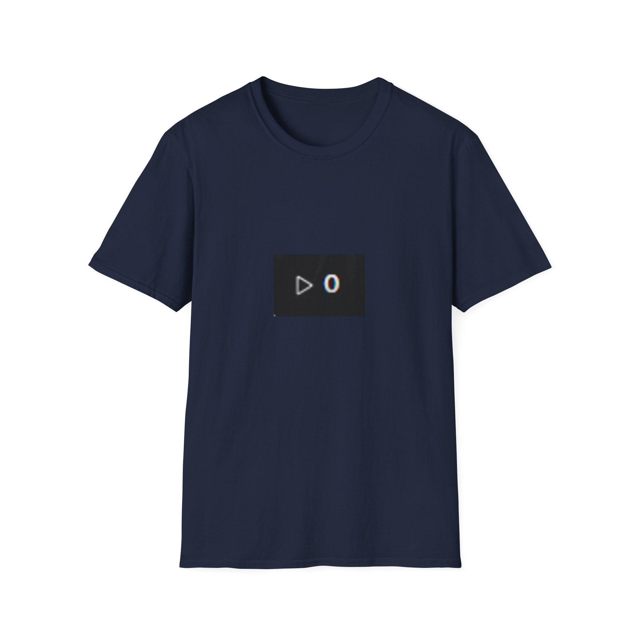 Zero Plays T‑Shirt — Minimal Play Button '0' Graphic Tee
