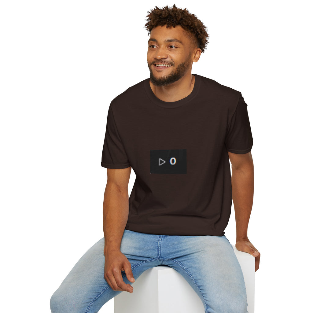 Zero Plays T‑Shirt — Minimal Play Button '0' Graphic Tee