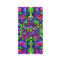 O.G. Phoenix (AZ) Heart Psychedelic Buddha Neck Gaiter - Neon Trippy Face Mask Scarf