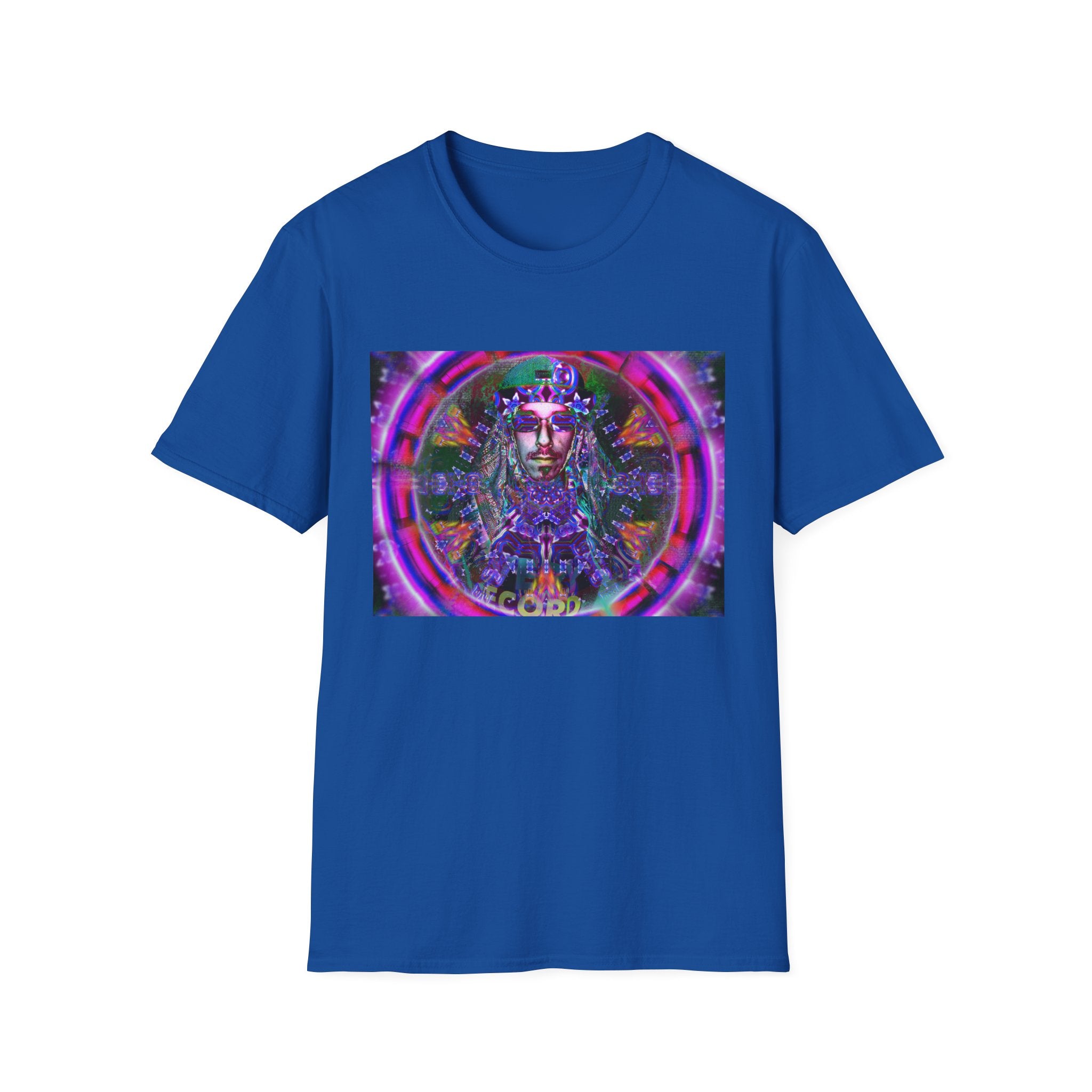 Pirate Portal T-Shirt — Cosmic Mandala Face Design