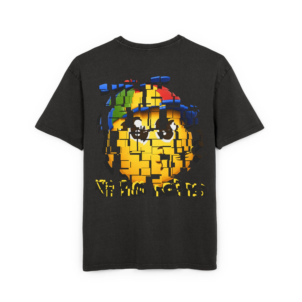 DELUX Graphic Tee — 'Performative' Retro Propeller Cap Design