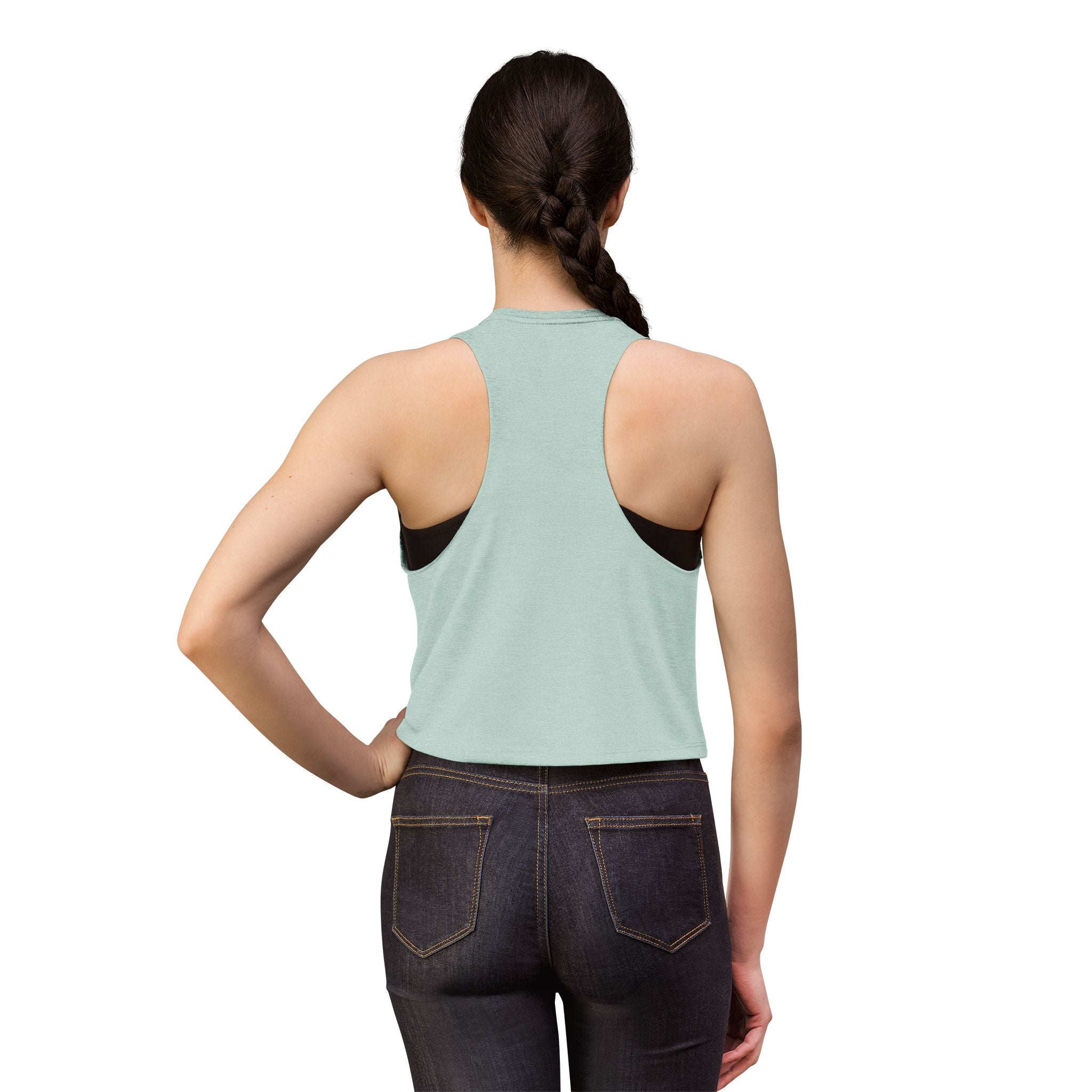 Womans Venus Crop Top (ver2)— Women's Spiritual Symbol Graphic Tank