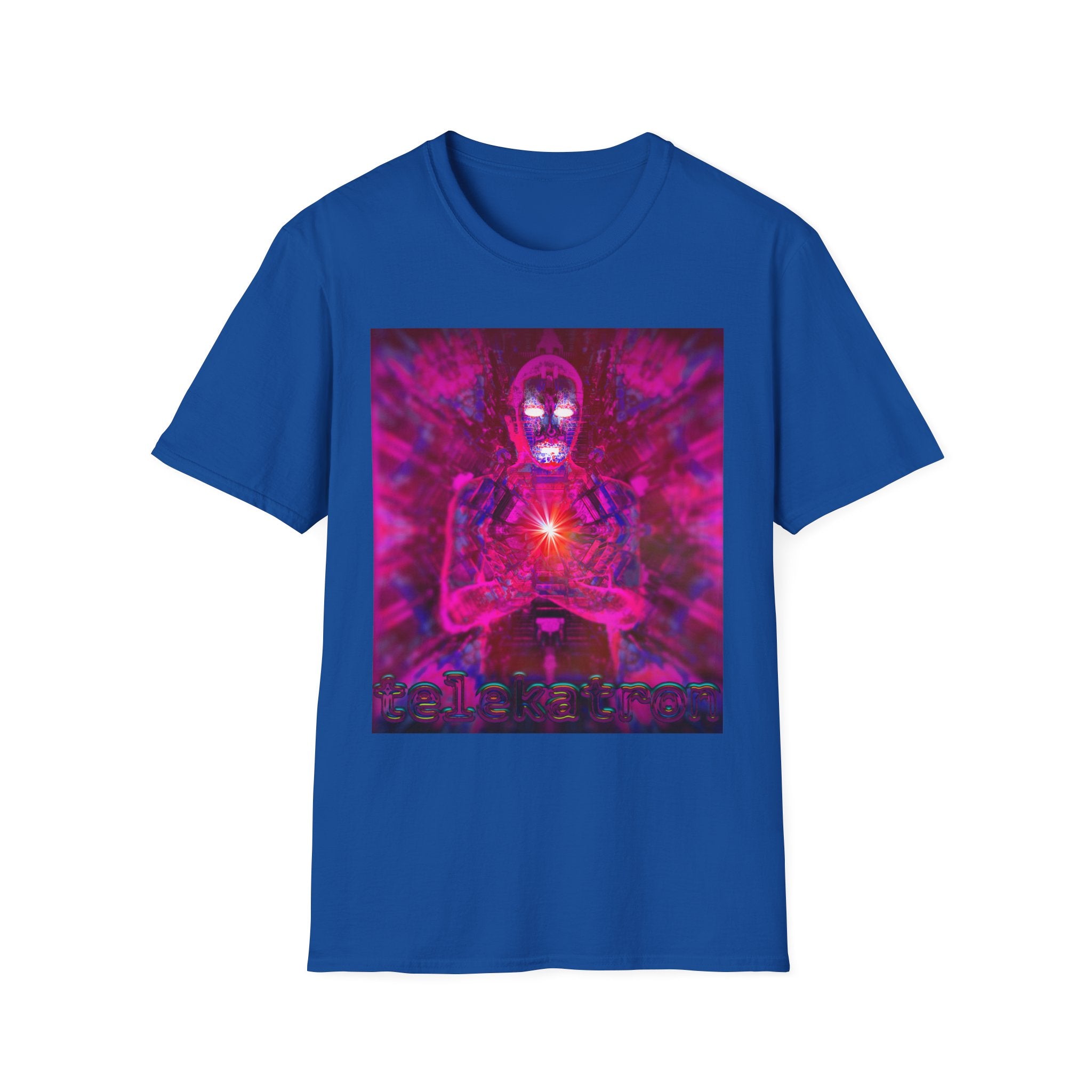 Phoenix (AZ) Heart Tee — Neon Cosmic Meditation Shirt