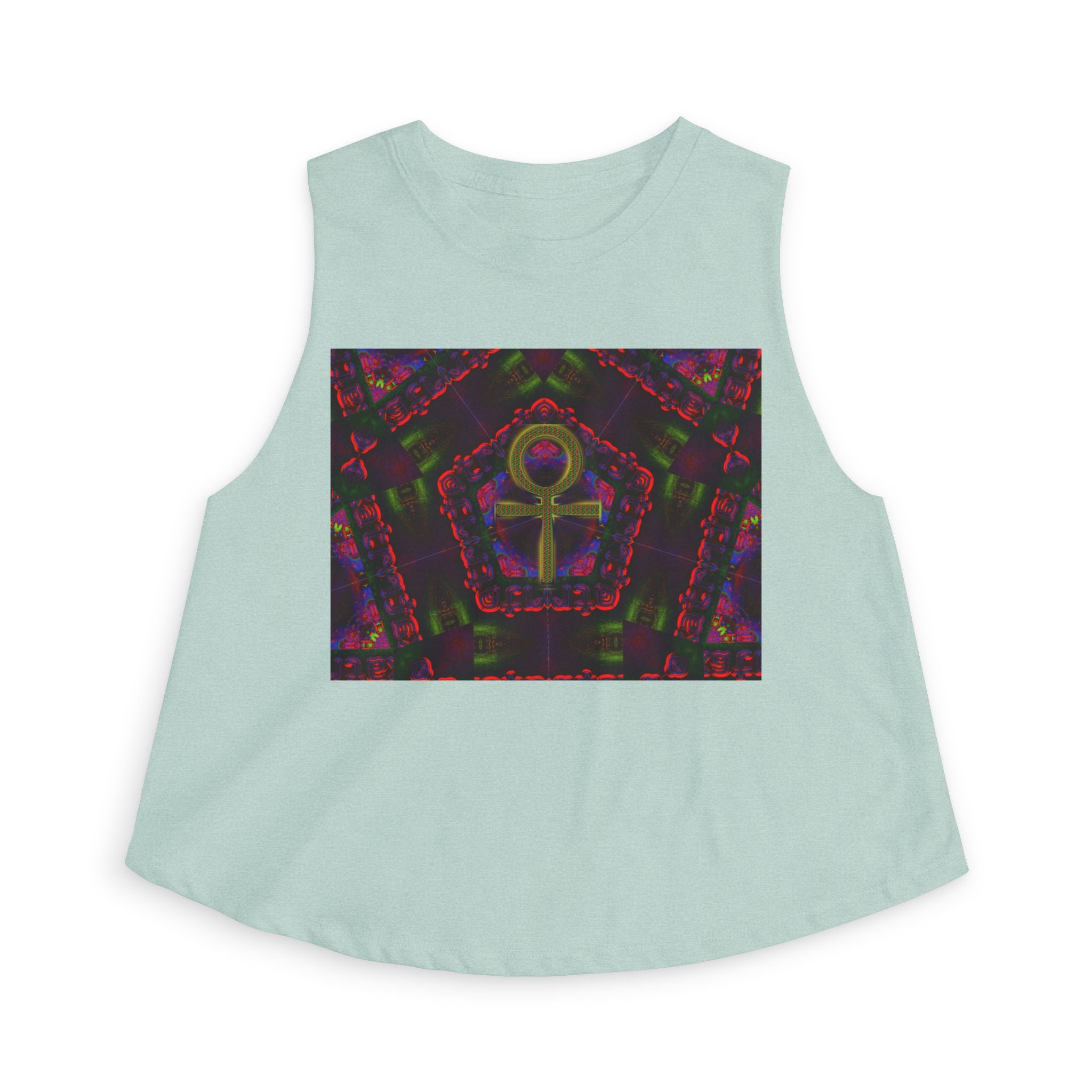 Womans Venus Crop Top (ver2)— Women's Spiritual Symbol Graphic Tank