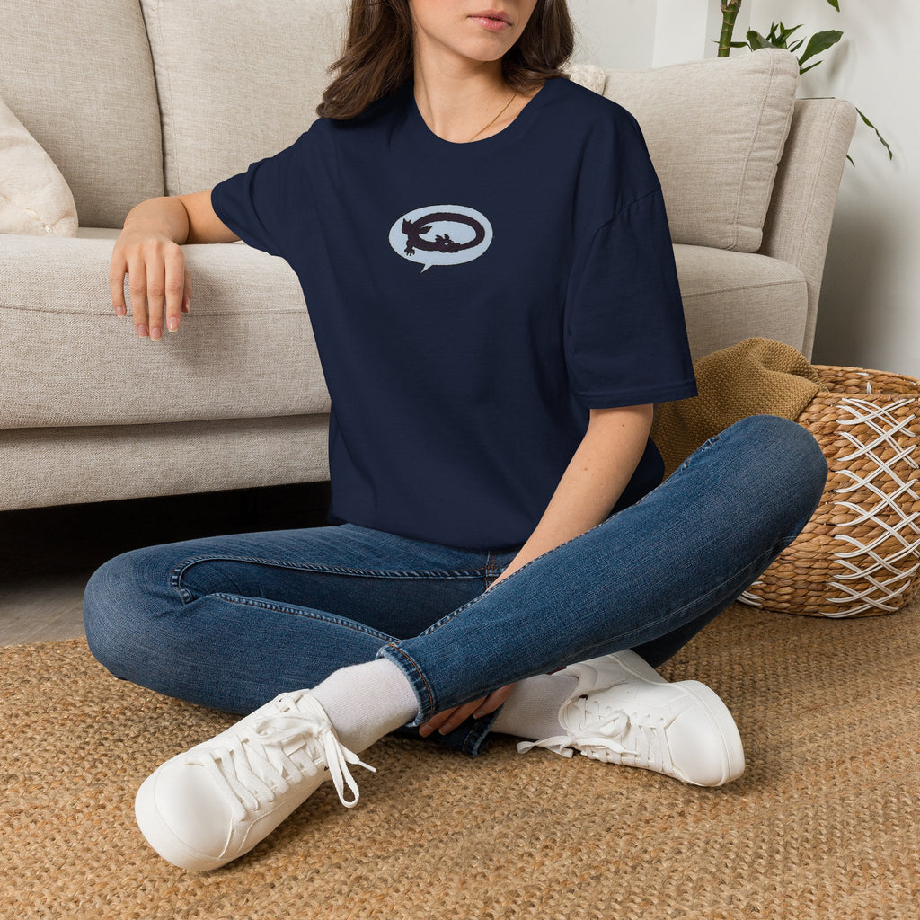 Funny ouroboros T‑Shirt — Cute Amphibian Graphic Tee