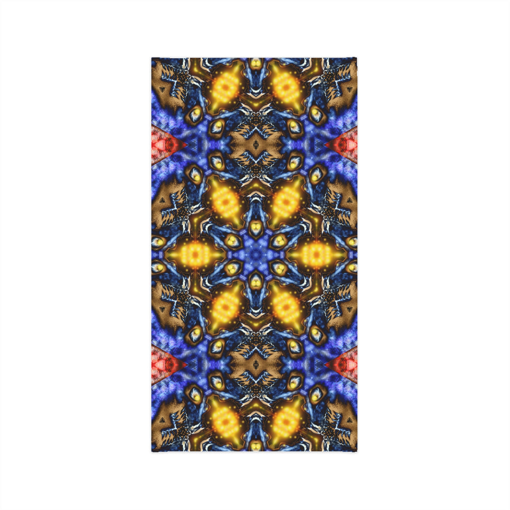 Dragon Eyes Neck Gaiter — Vibrant Geometric Face & Neck Tube