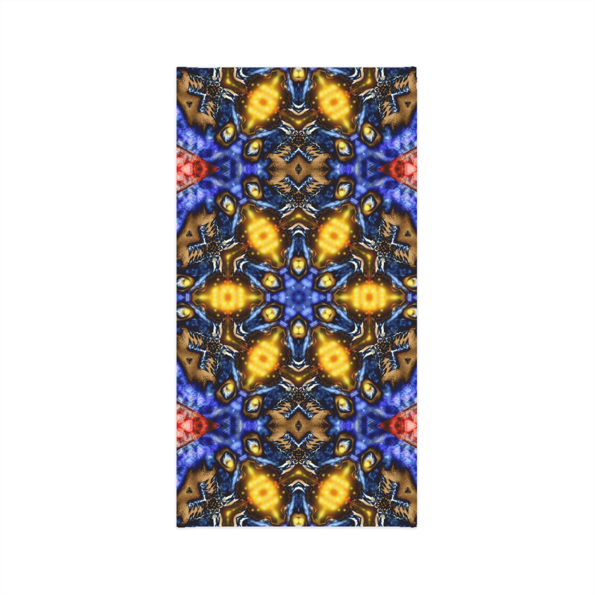 Dragon Eyes Neck Gaiter — Vibrant Geometric Face & Neck Tube