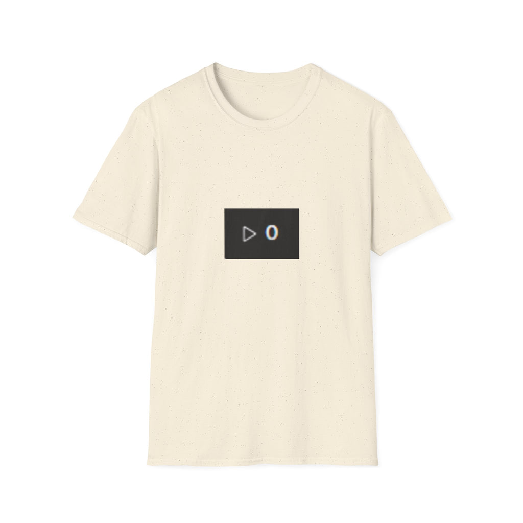 Zero Plays T‑Shirt — Minimal Play Button '0' Graphic Tee