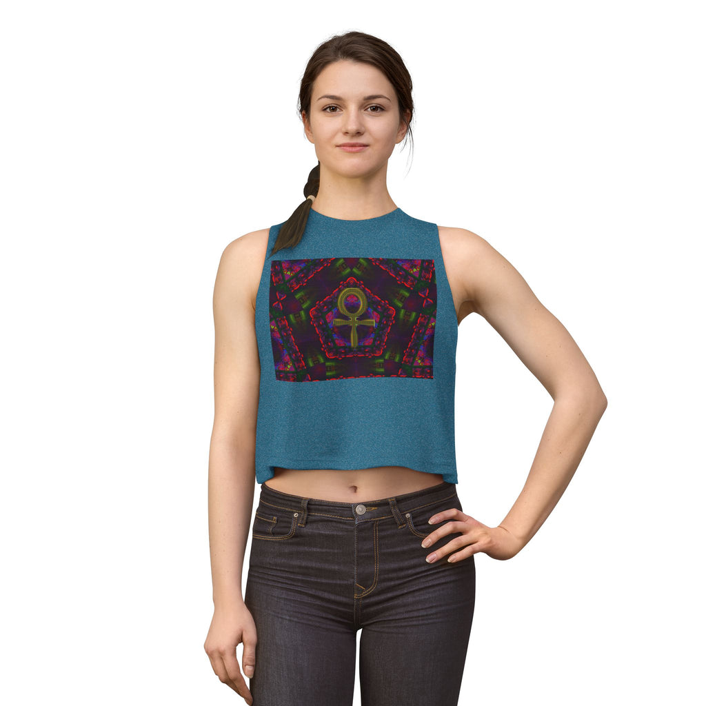 Womans Venus Crop Top (ver2)— Women's Spiritual Symbol Graphic Tank