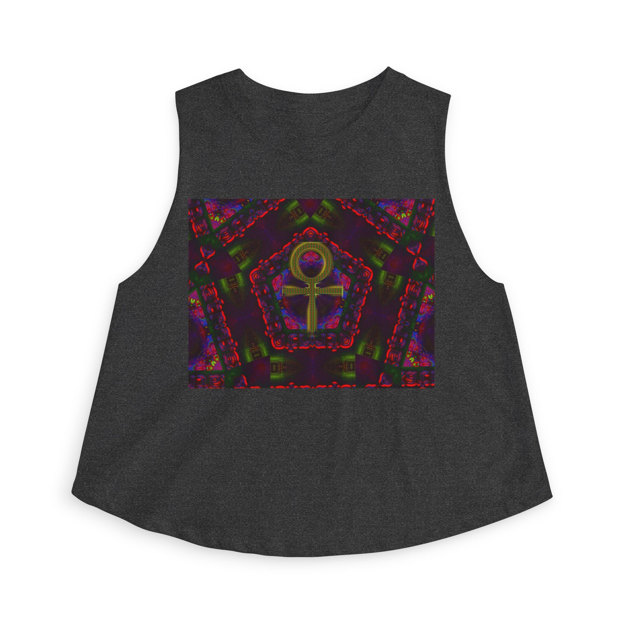 Womans Venus Crop Top (ver2)— Women's Spiritual Symbol Graphic Tank