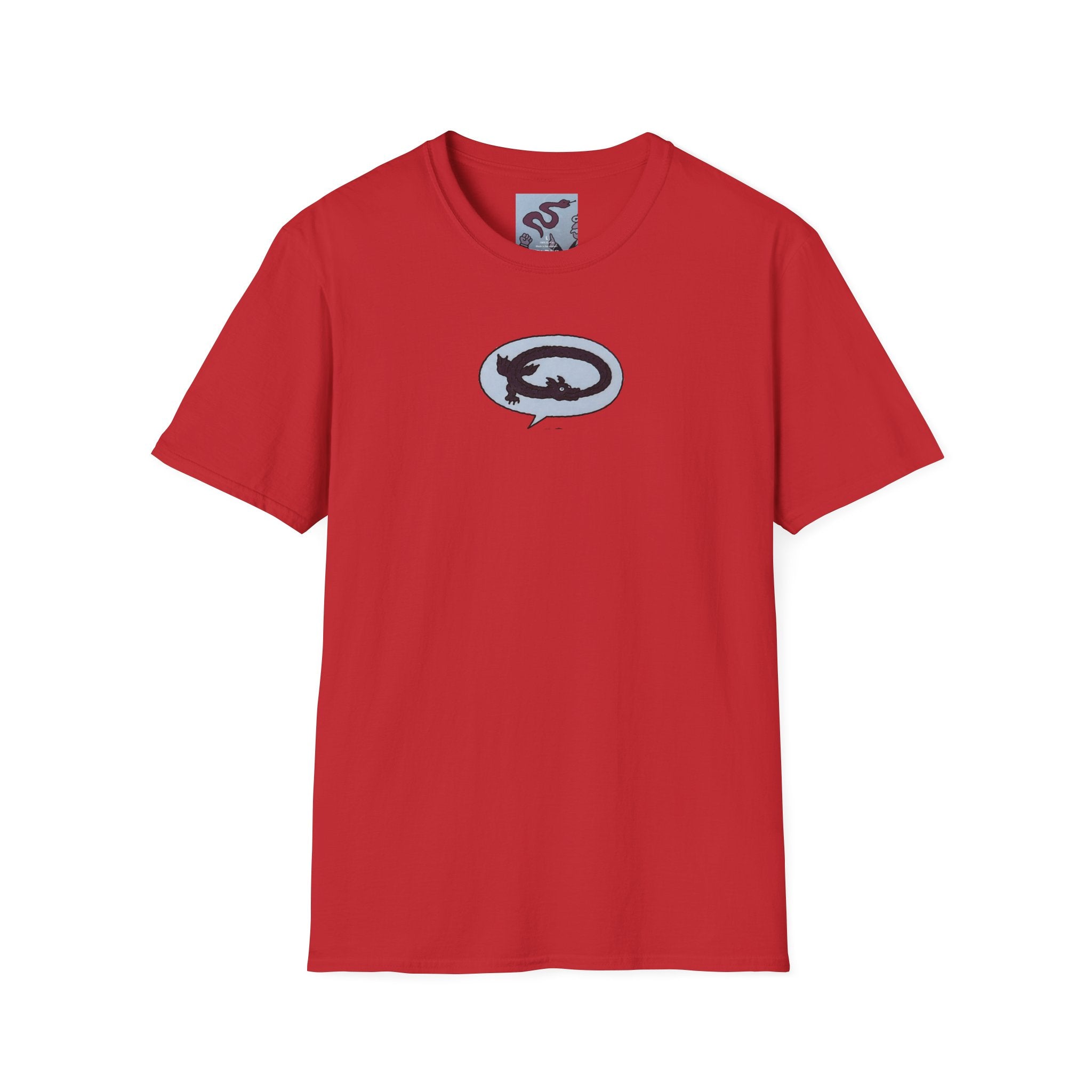 Funny ouroboros T‑Shirt — Cute Amphibian Graphic Tee