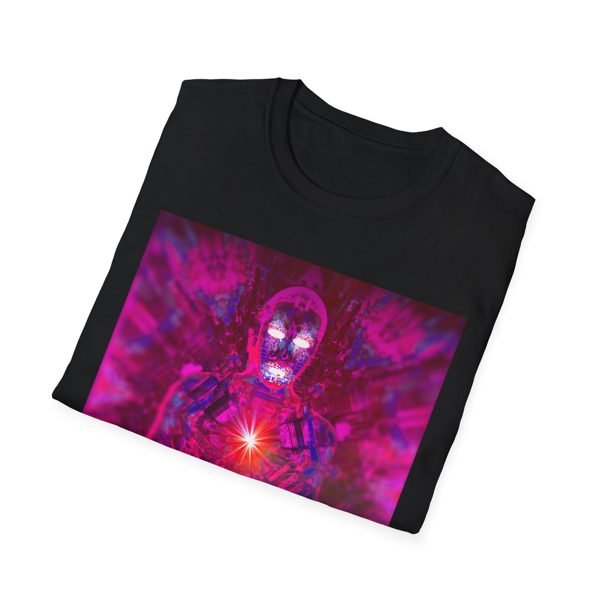 Phoenix (AZ) Heart Tee — Neon Cosmic Meditation Shirt