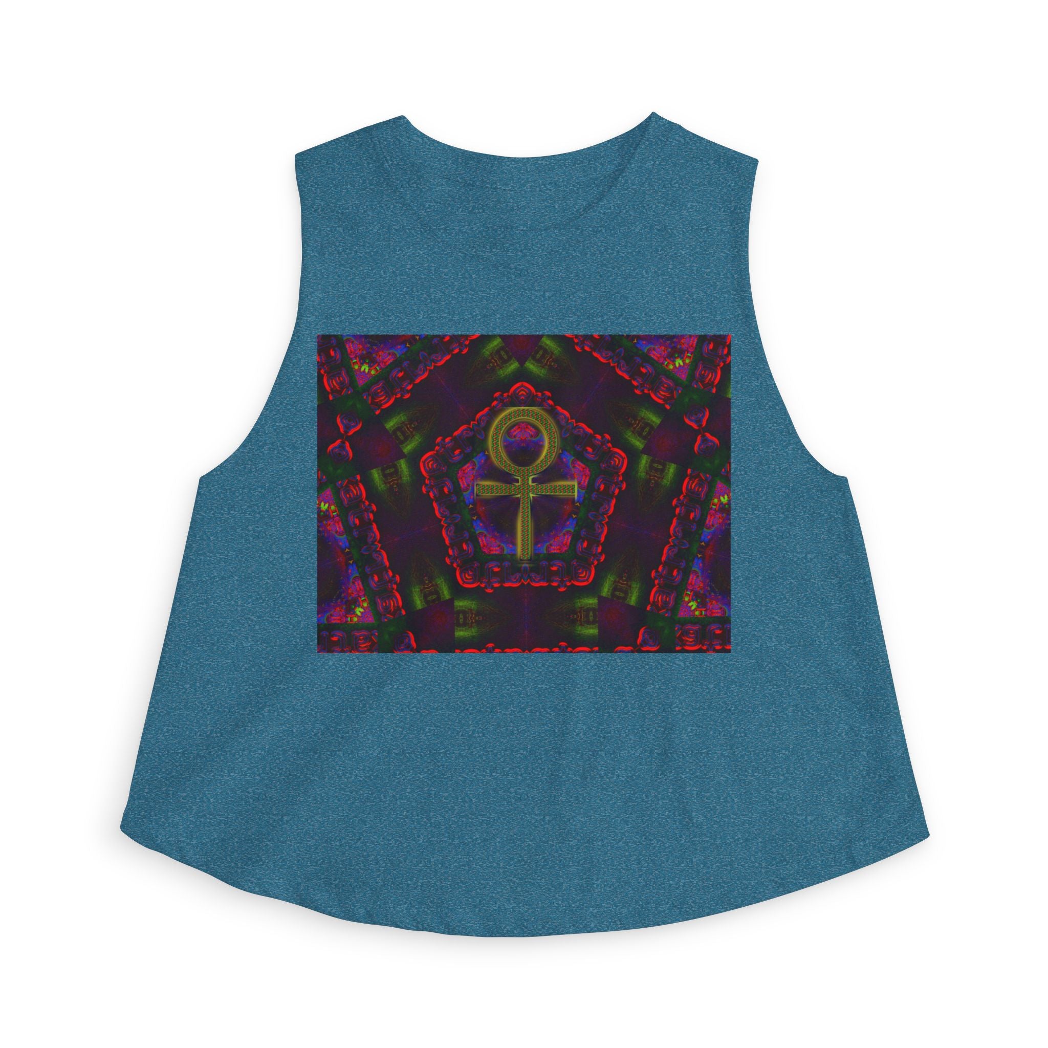 Womans Venus Crop Top (ver2)— Women's Spiritual Symbol Graphic Tank