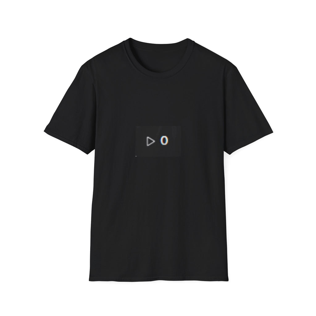 Zero Plays T‑Shirt — Minimal Play Button '0' Graphic Tee