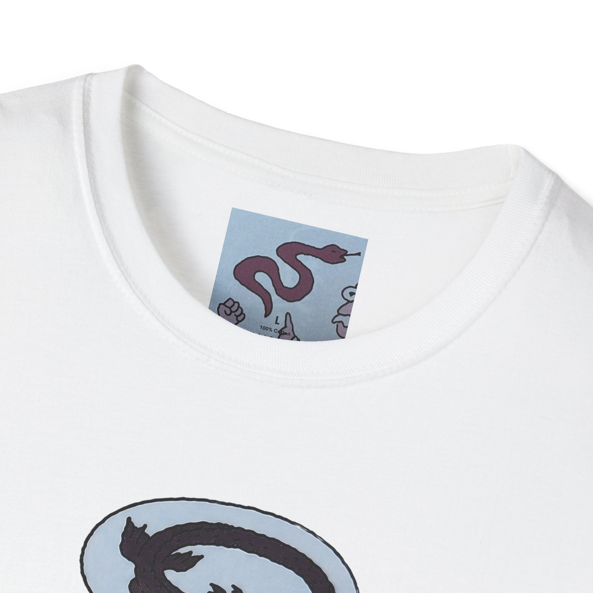 Funny ouroboros T‑Shirt — Cute Amphibian Graphic Tee
