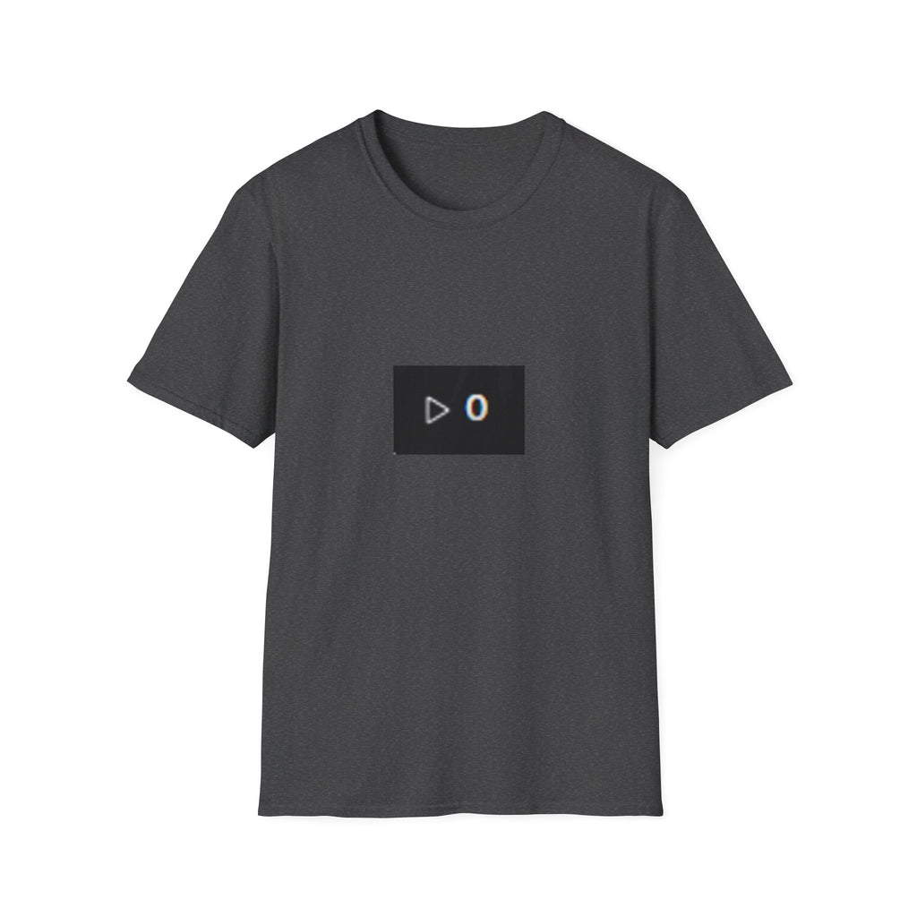 Zero Plays T‑Shirt — Minimal Play Button '0' Graphic Tee