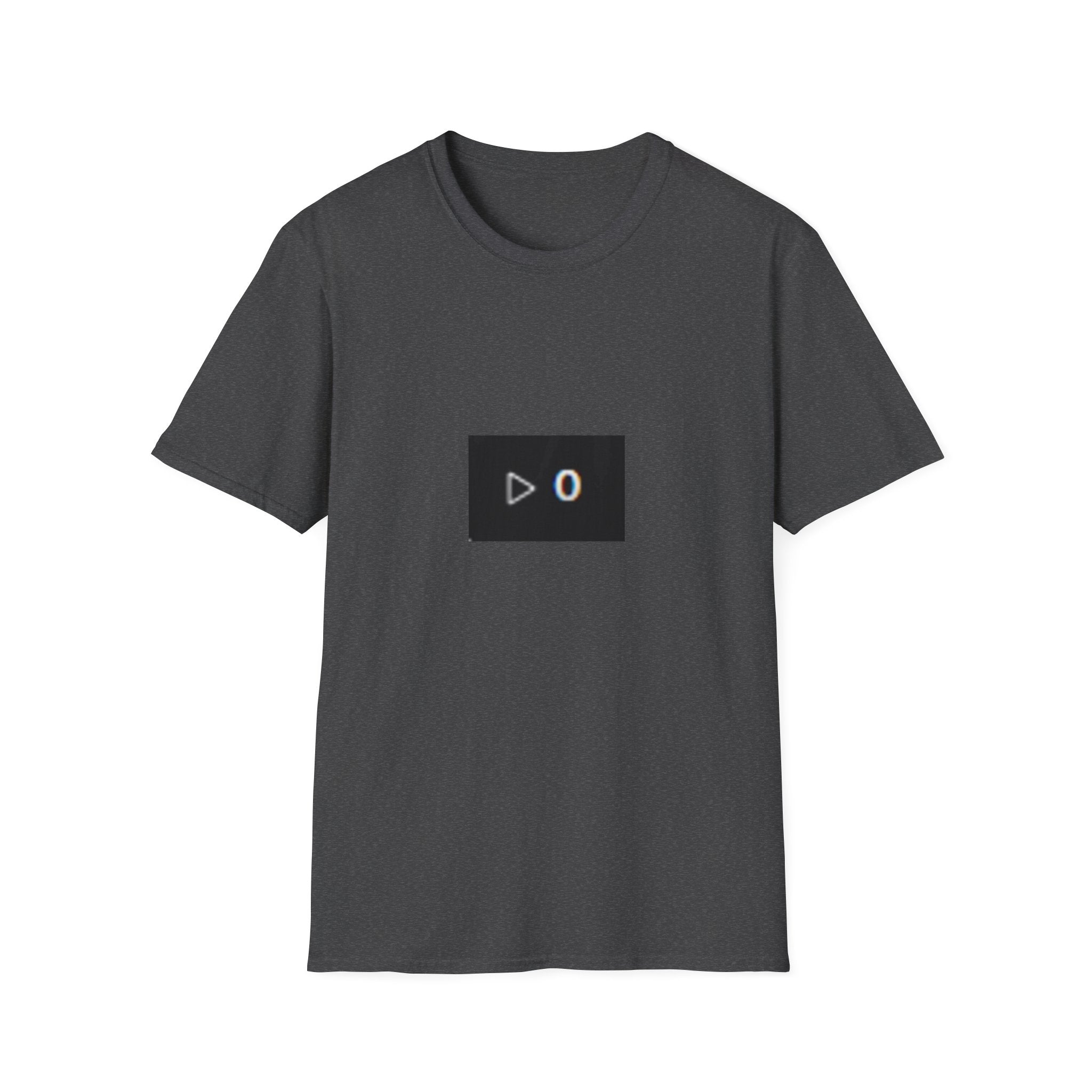 Zero Plays T‑Shirt — Minimal Play Button '0' Graphic Tee