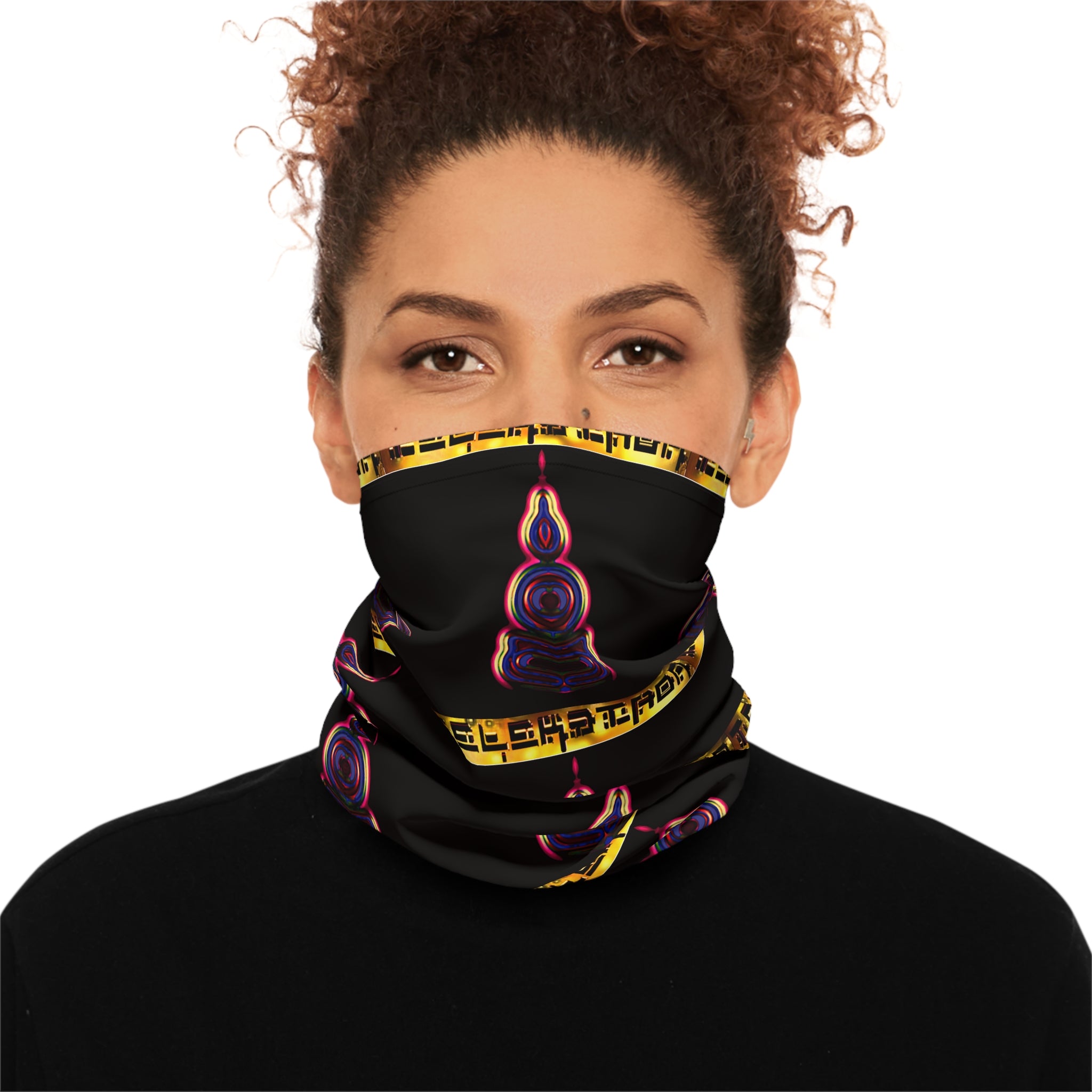 Solar Pirate Neck Gaiter — Spiritual Meditation Face Scarf