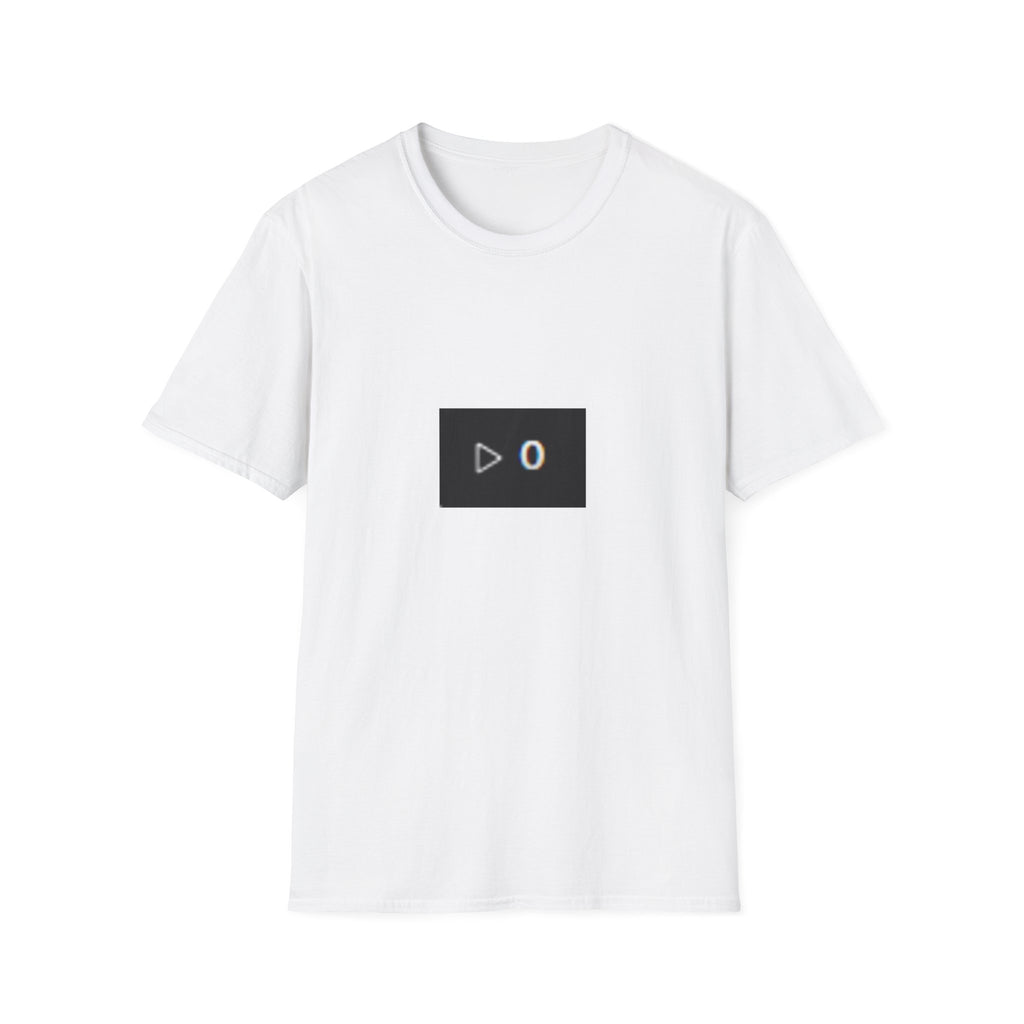 Zero Plays T‑Shirt — Minimal Play Button '0' Graphic Tee