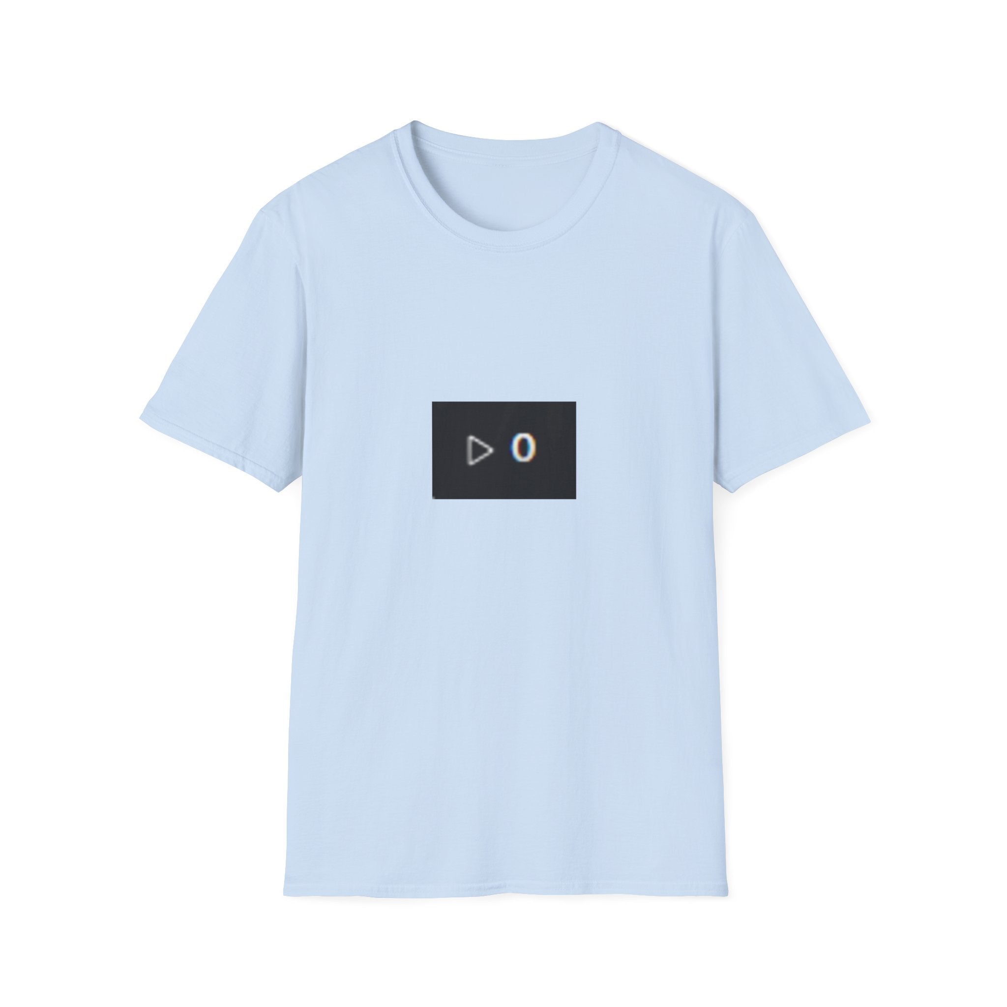 Zero Plays T‑Shirt — Minimal Play Button '0' Graphic Tee