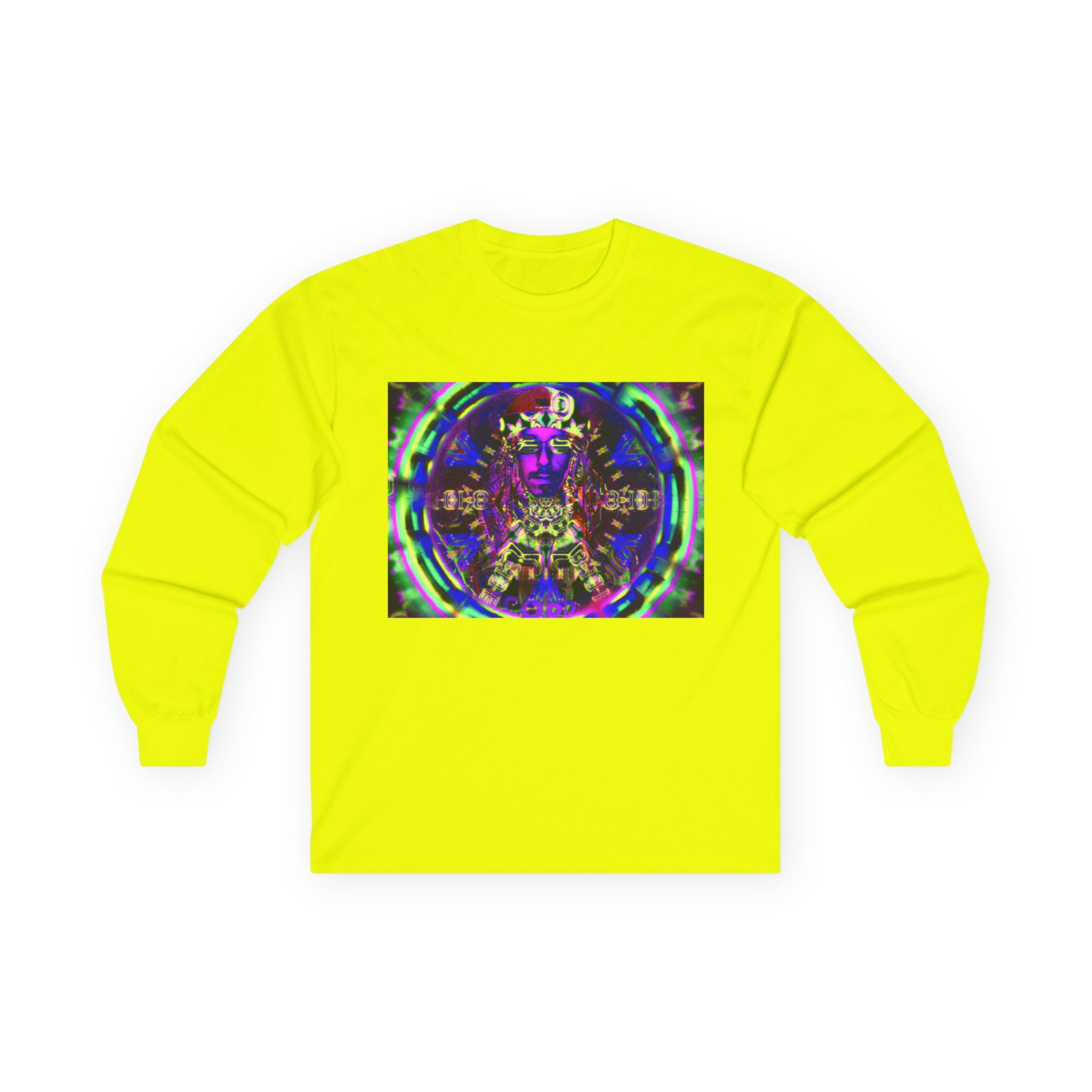 Pirate Portal (Nigh vision edition) Long Sleeve Tee — 'Peace' Trippy Graphic