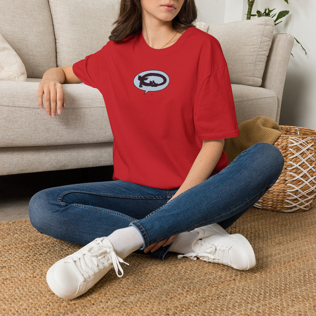 Funny ouroboros T‑Shirt — Cute Amphibian Graphic Tee