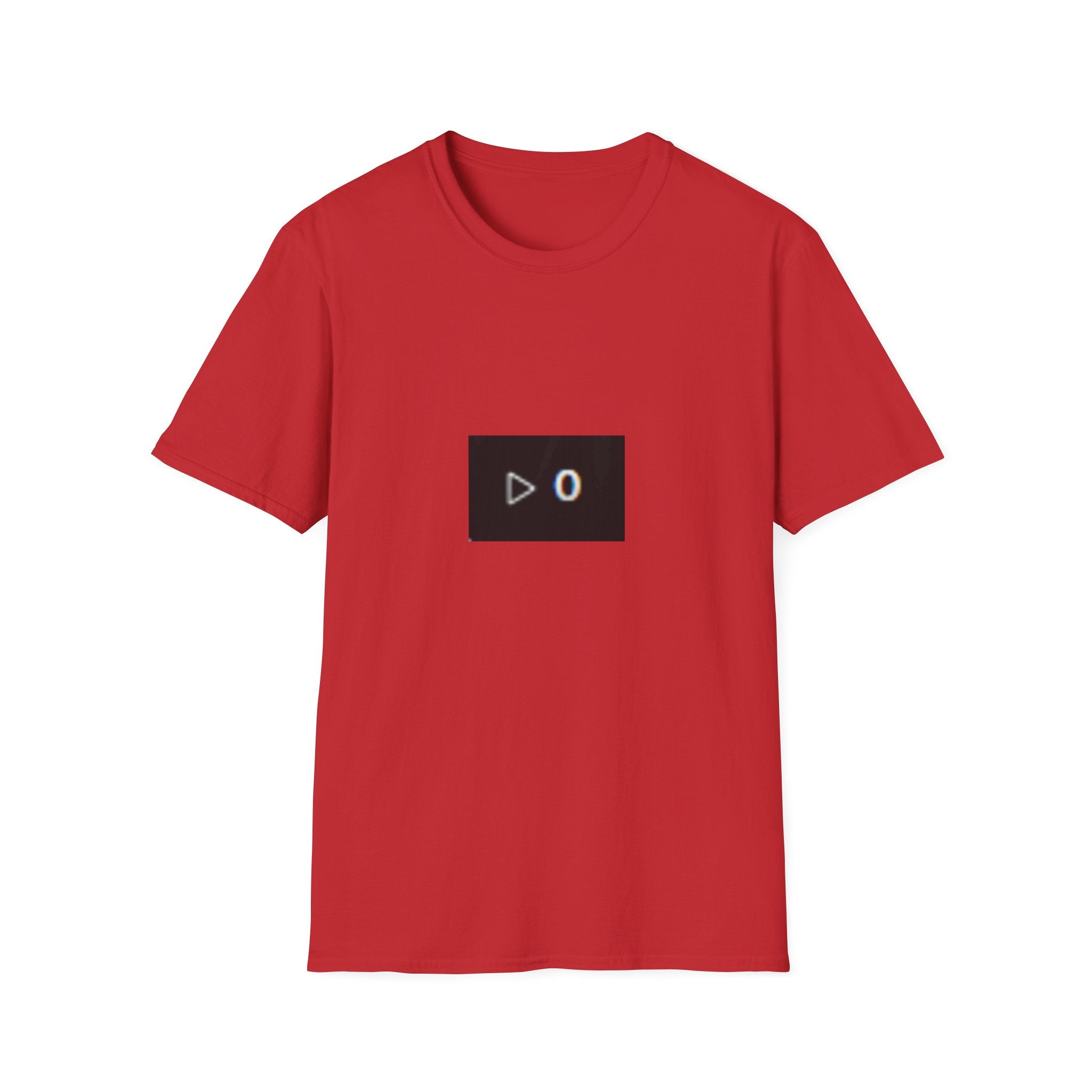 Zero Plays T‑Shirt — Minimal Play Button '0' Graphic Tee